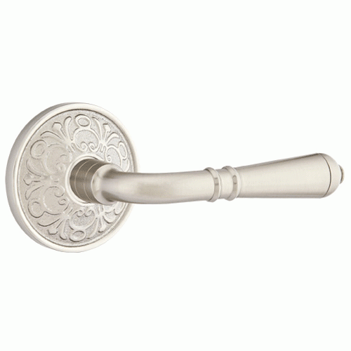 Antique Hardware Emtek Solid Brass Turino Lever With Lancaster Rosette (Many Finishes Available) EMTEK LEVER DOOR KNOB