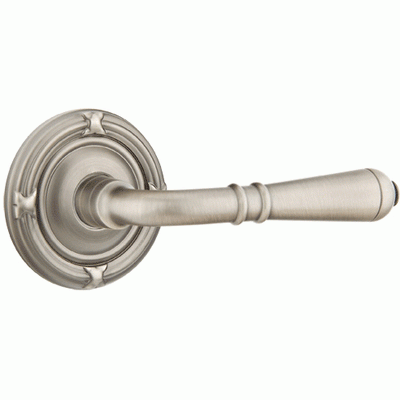 Antique Hardware Emtek Solid Brass Turino Lever With Ribbon & Reed Rosette (Many Finishes Available) EMTEK LEVER DOOR KNOB