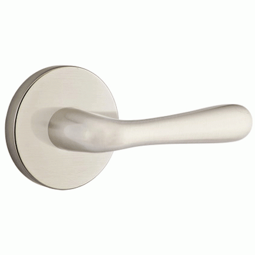 ##Antique Hardware## Emtek Solid Brass Basal Lever With Disk Rosette (Several Finish Options)