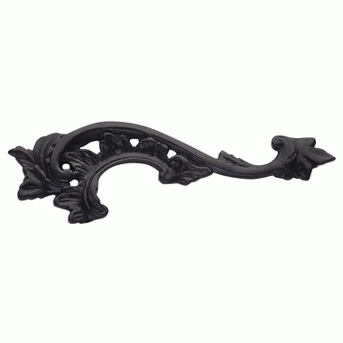 Antique Hardware 6 Inch (4 1/2 Inch C-C) Unique Curly Pull (Several Finish Options) CABINET PULL