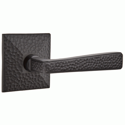 Antique Hardware Emtek Craftsman Mission Style Hammered Lever With Hammered Rosette (Many Finishes Available) EMTEK LEVER DOOR KNOB