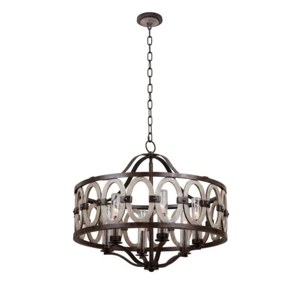 ##Antique Hardware## Belmont 28 Inch Outdoor Pendant