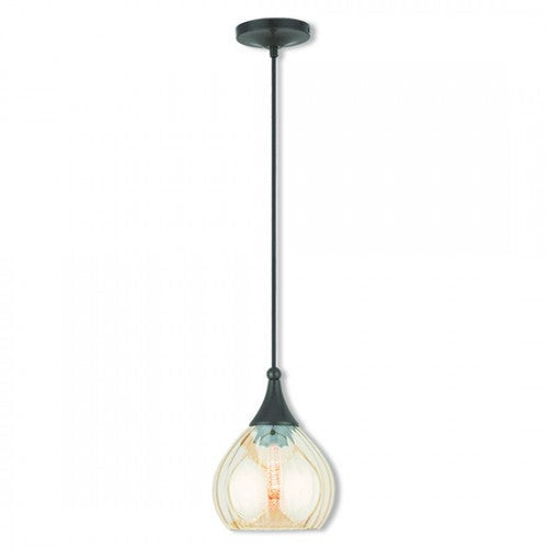 ##Antique Hardware## 1 Light English Bronze Single Pendant