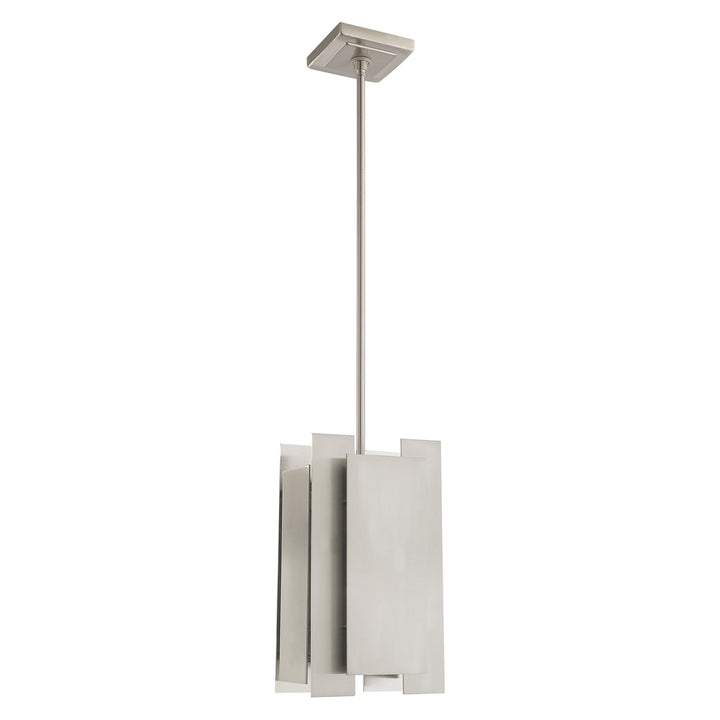 ##Antique Hardware## 1 Light Brushed Nickel Single Pendant