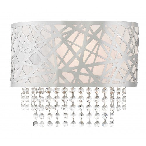 Antique Hardware 1 Light Polished Chrome ADA Wall Sconce Wall Sconce