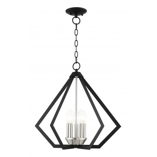 ##Antique Hardware## 5 Light Black Chandelier