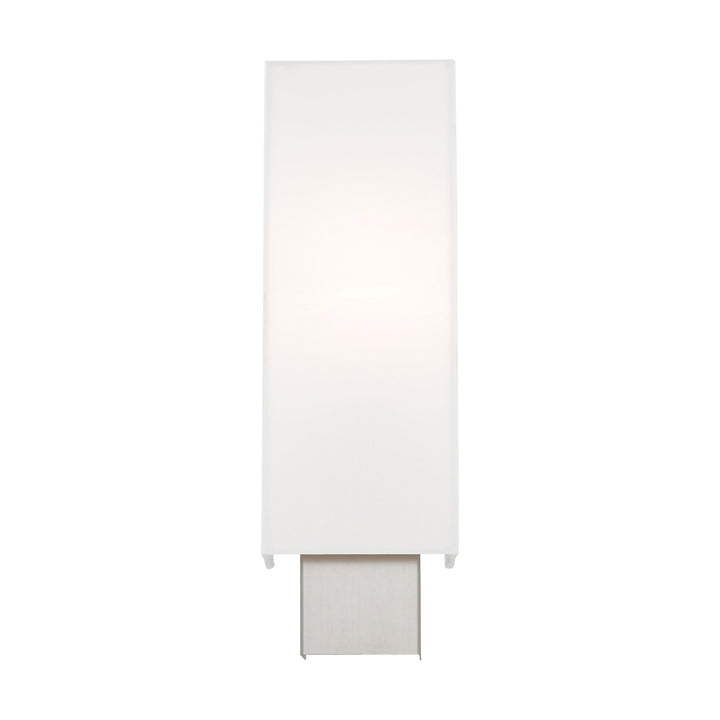 Antique Hardware 1 Light Brushed Nickel ADA Wall Sconce Wall Sconce