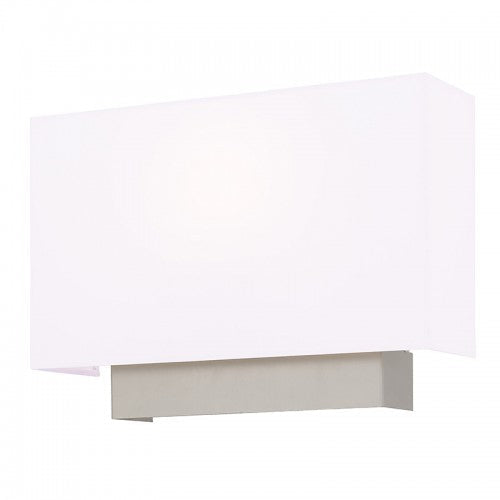 ##Antique Hardware## 1 Light Brushed Nickel ADA Wall Sconce