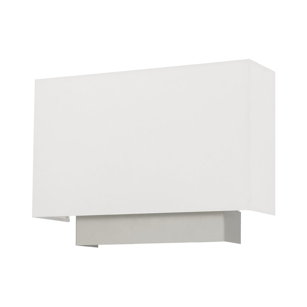 ##Antique Hardware## 1 Light Brushed Nickel ADA Wall Sconce