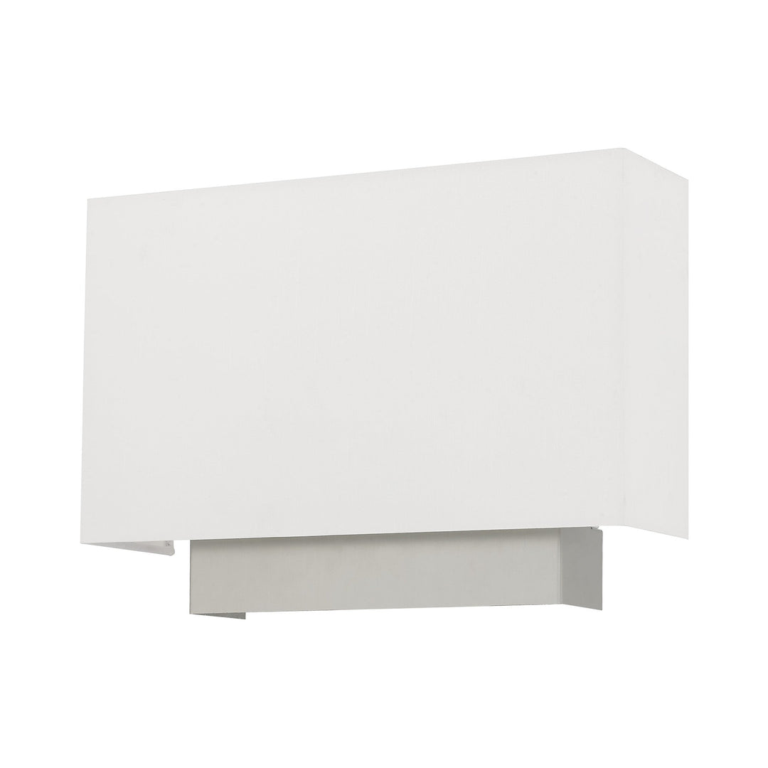 ##Antique Hardware## 1 Light Brushed Nickel ADA Wall Sconce