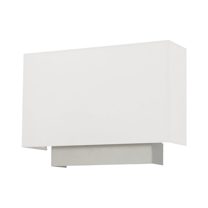 ##Antique Hardware## 1 Light Brushed Nickel ADA Wall Sconce