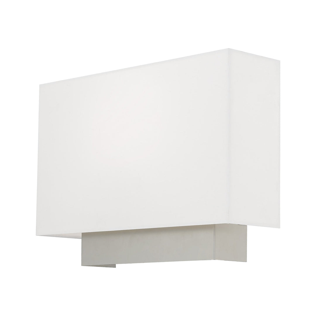 ##Antique Hardware## 1 Light Brushed Nickel ADA Wall Sconce