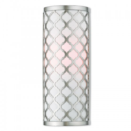 ##Antique Hardware## 1 Light Brushed Nickel ADA Wall Sconce