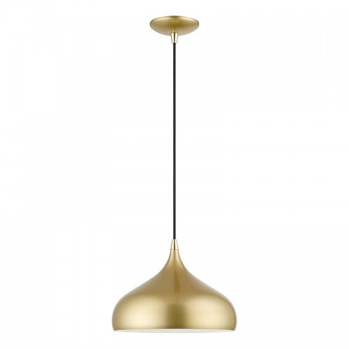 ##Antique Hardware## 1 Light Soft Gold Pendant