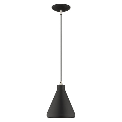 Antique Hardware 1 Light Black Single Pendant Pendant