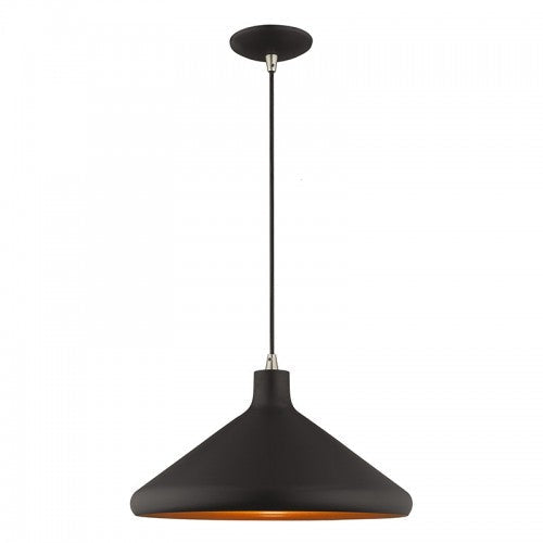 Antique Hardware 1 Light Black Single Pendant Pendant