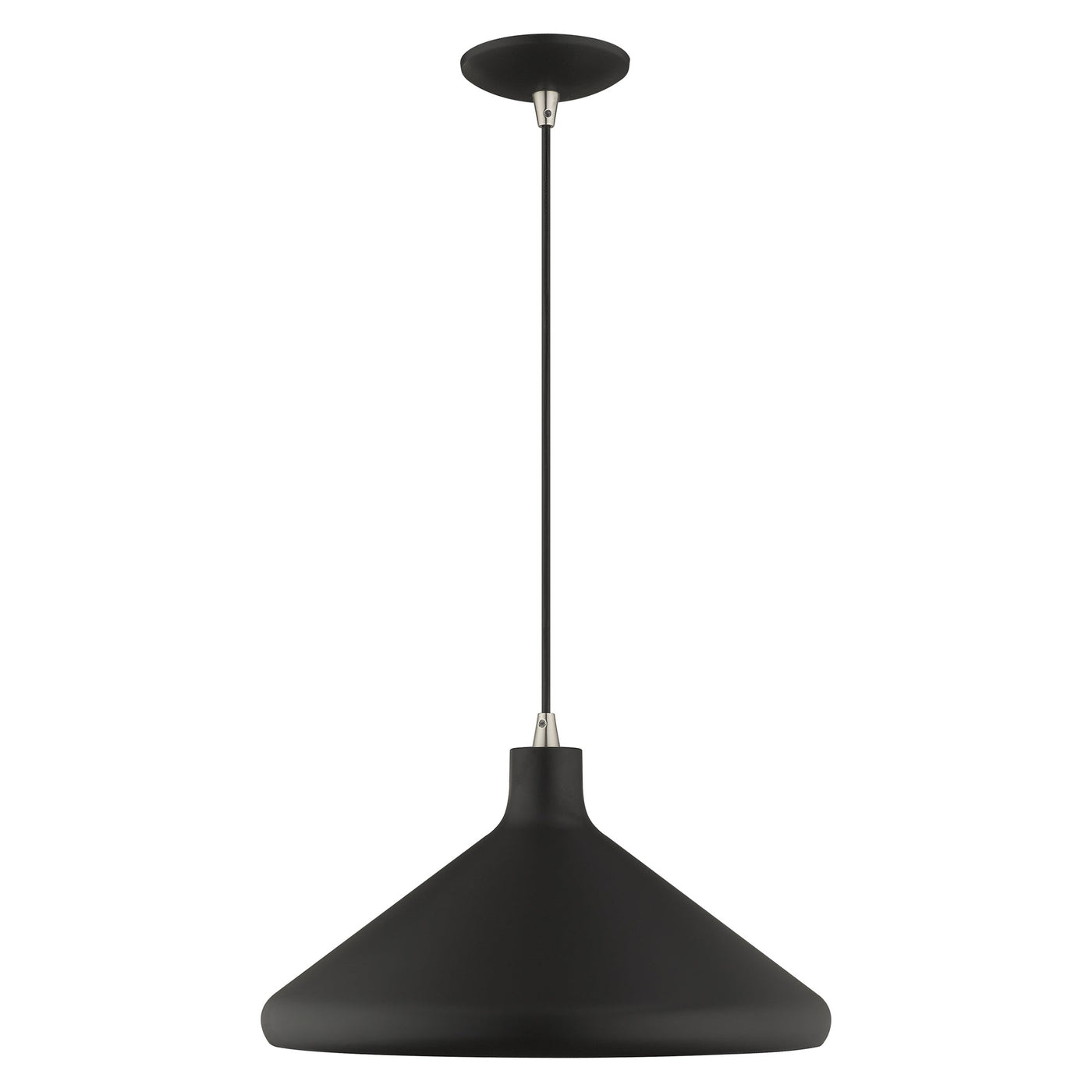 Antique Hardware 1 Light Black Single Pendant Pendant