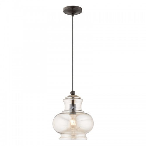 ##Antique Hardware## 1 Light English Bronze Single Pendant