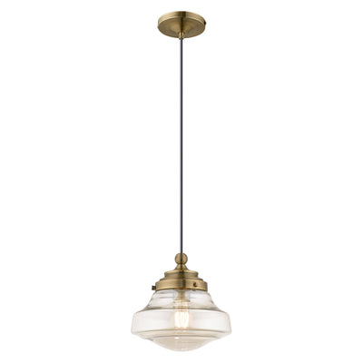 Antique Hardware 1 Light Antique Brass Single Pendant Pendant