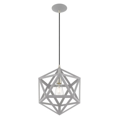 Antique Hardware 1 Light Nordic Gray Single Pendant Pendant