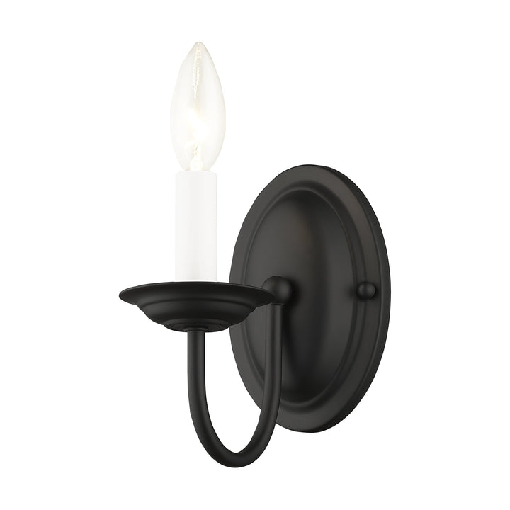 ##Antique Hardware## 1 Light Black Wall Sconce