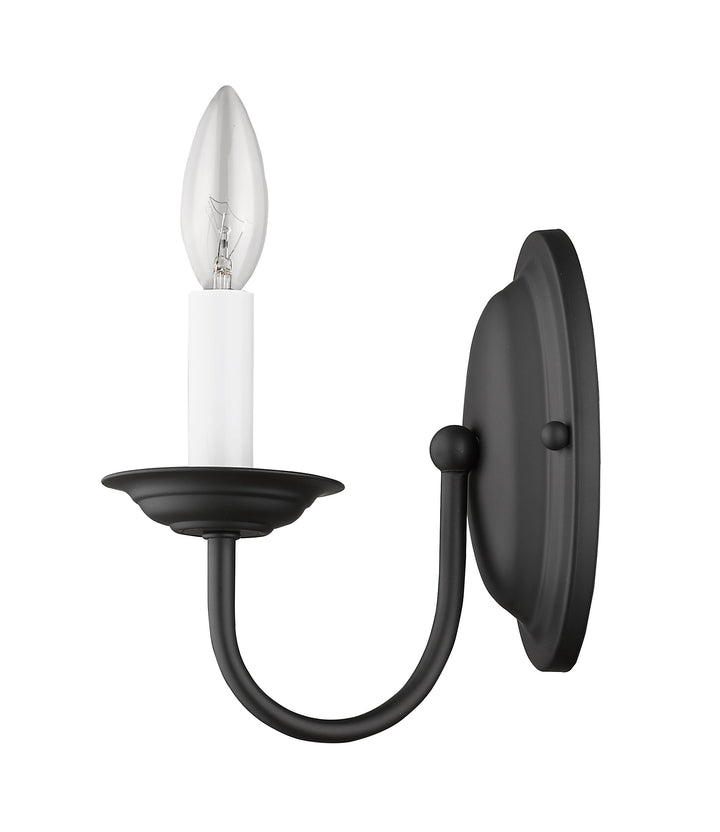 ##Antique Hardware## 1 Light Black Wall Sconce