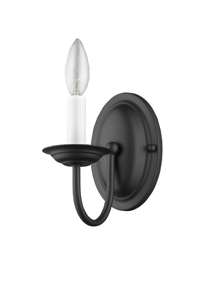 ##Antique Hardware## 1 Light Black Wall Sconce