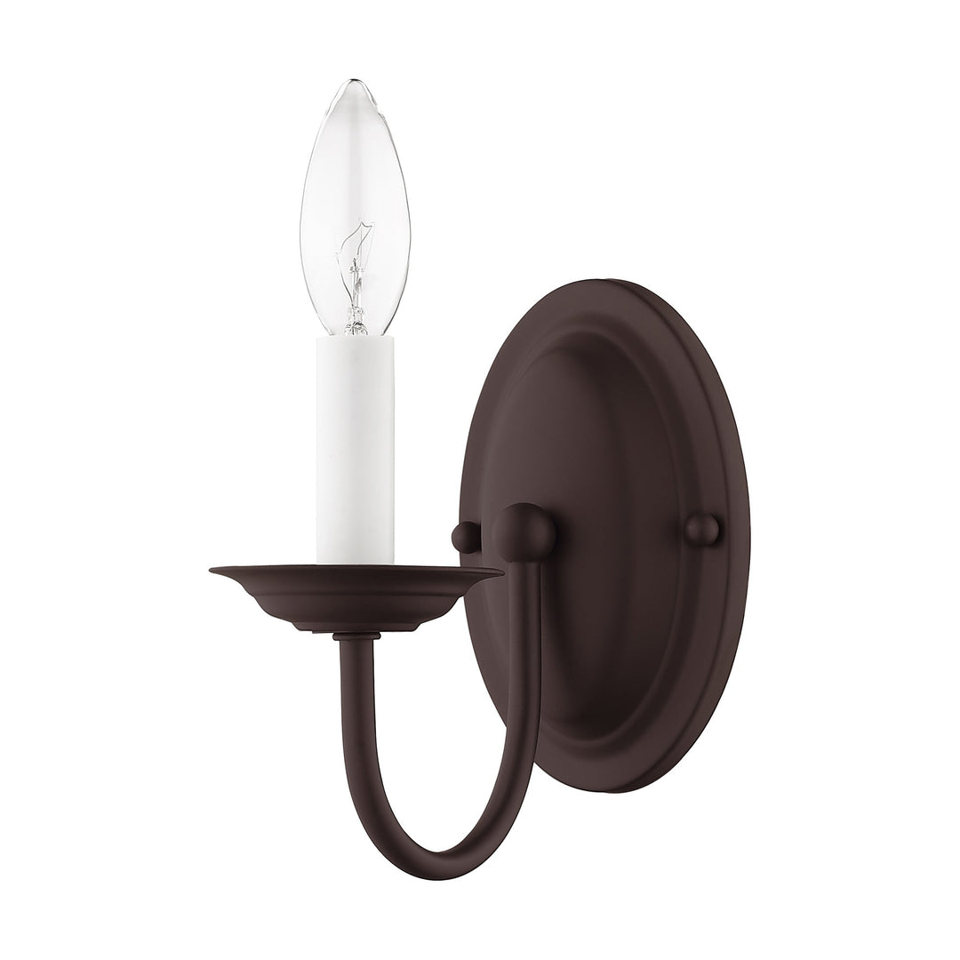 ##Antique Hardware## 1 Light Bronze Wall Sconce