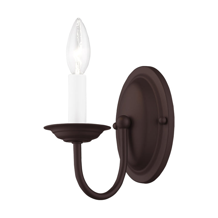 ##Antique Hardware## 1 Light Bronze Wall Sconce