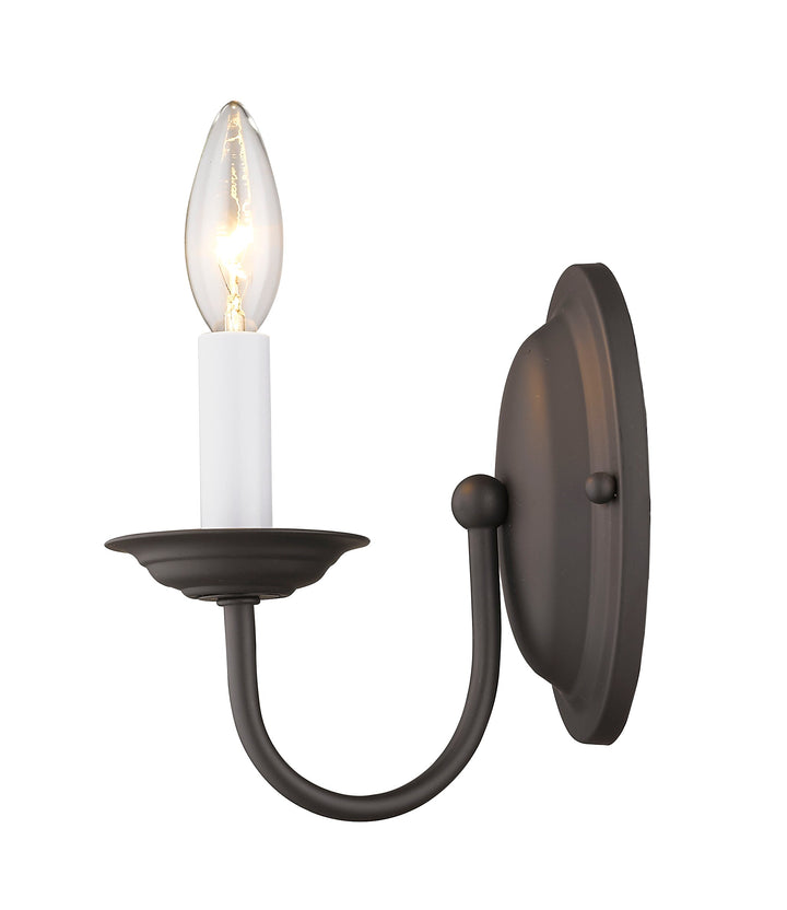 ##Antique Hardware## 1 Light Bronze Wall Sconce