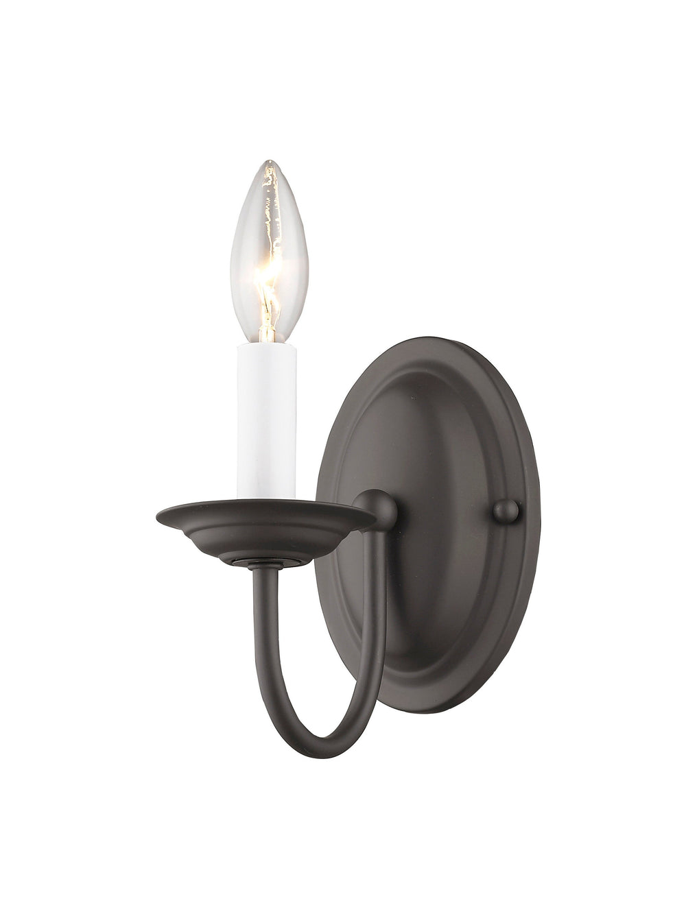 ##Antique Hardware## 1 Light Bronze Wall Sconce