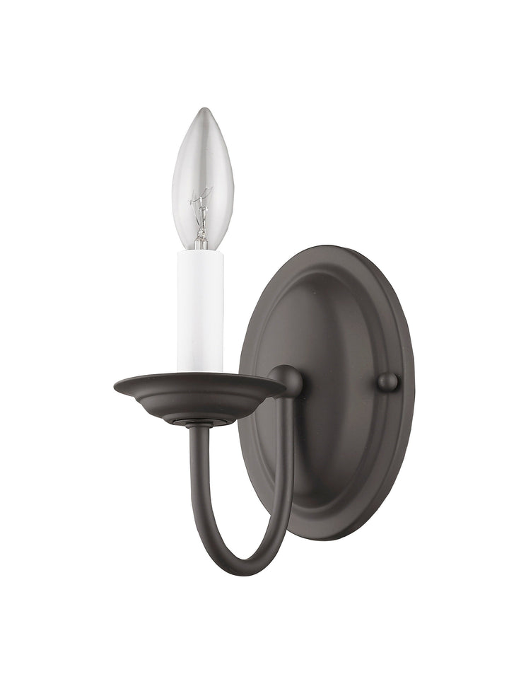 ##Antique Hardware## 1 Light Bronze Wall Sconce