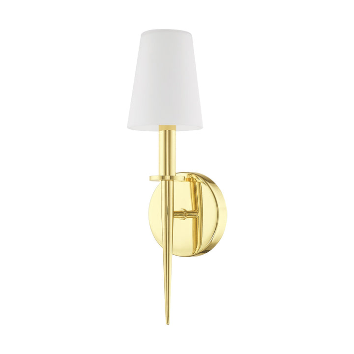 ##Antique Hardware## 1 Light Polished Brass ADA Wall Sconce