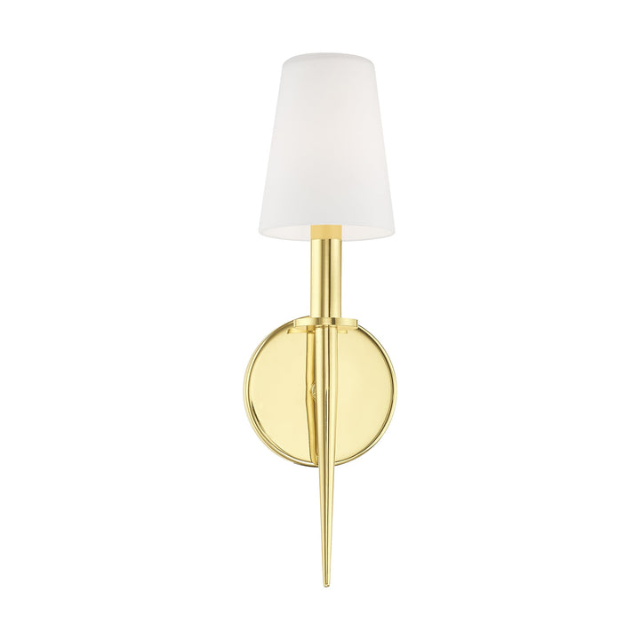##Antique Hardware## 1 Light Polished Brass ADA Wall Sconce