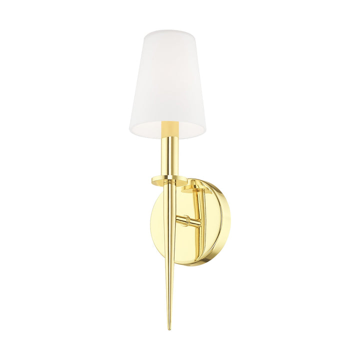 ##Antique Hardware## 1 Light Polished Brass ADA Wall Sconce