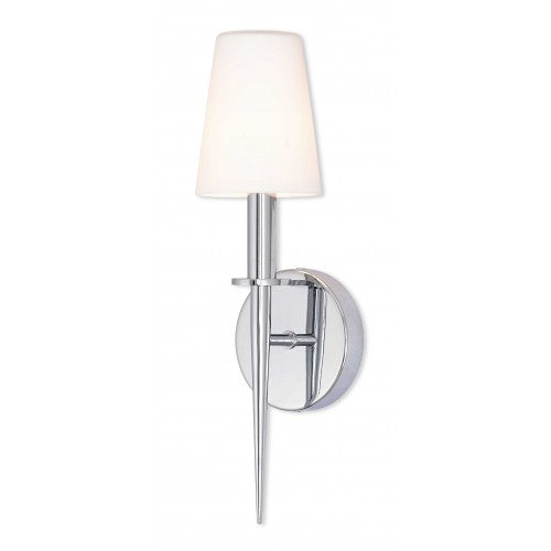 ##Antique Hardware## 1 Light Polished Chrome ADA Wall Sconce
