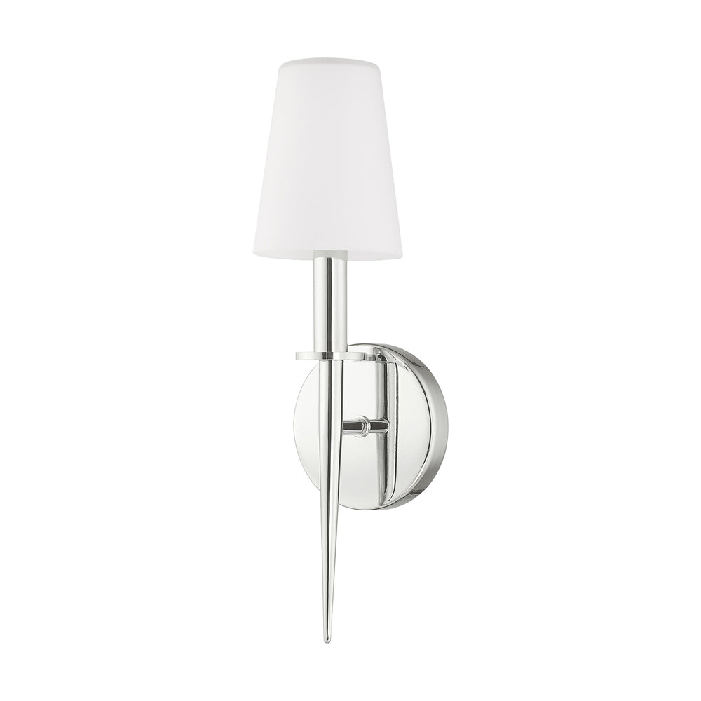 ##Antique Hardware## 1 Light Polished Chrome ADA Wall Sconce