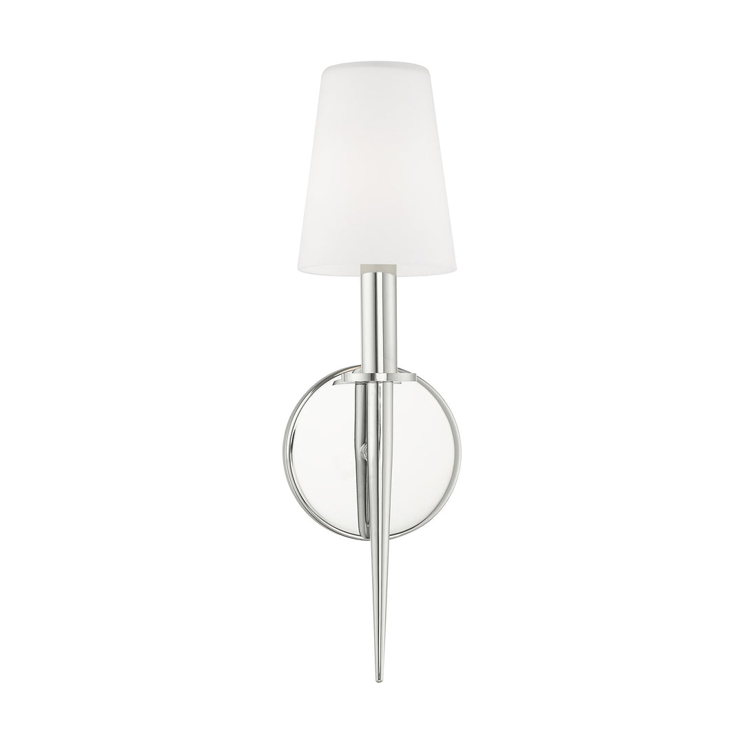 ##Antique Hardware## 1 Light Polished Chrome ADA Wall Sconce