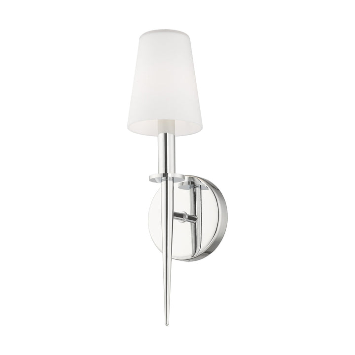##Antique Hardware## 1 Light Polished Chrome ADA Wall Sconce