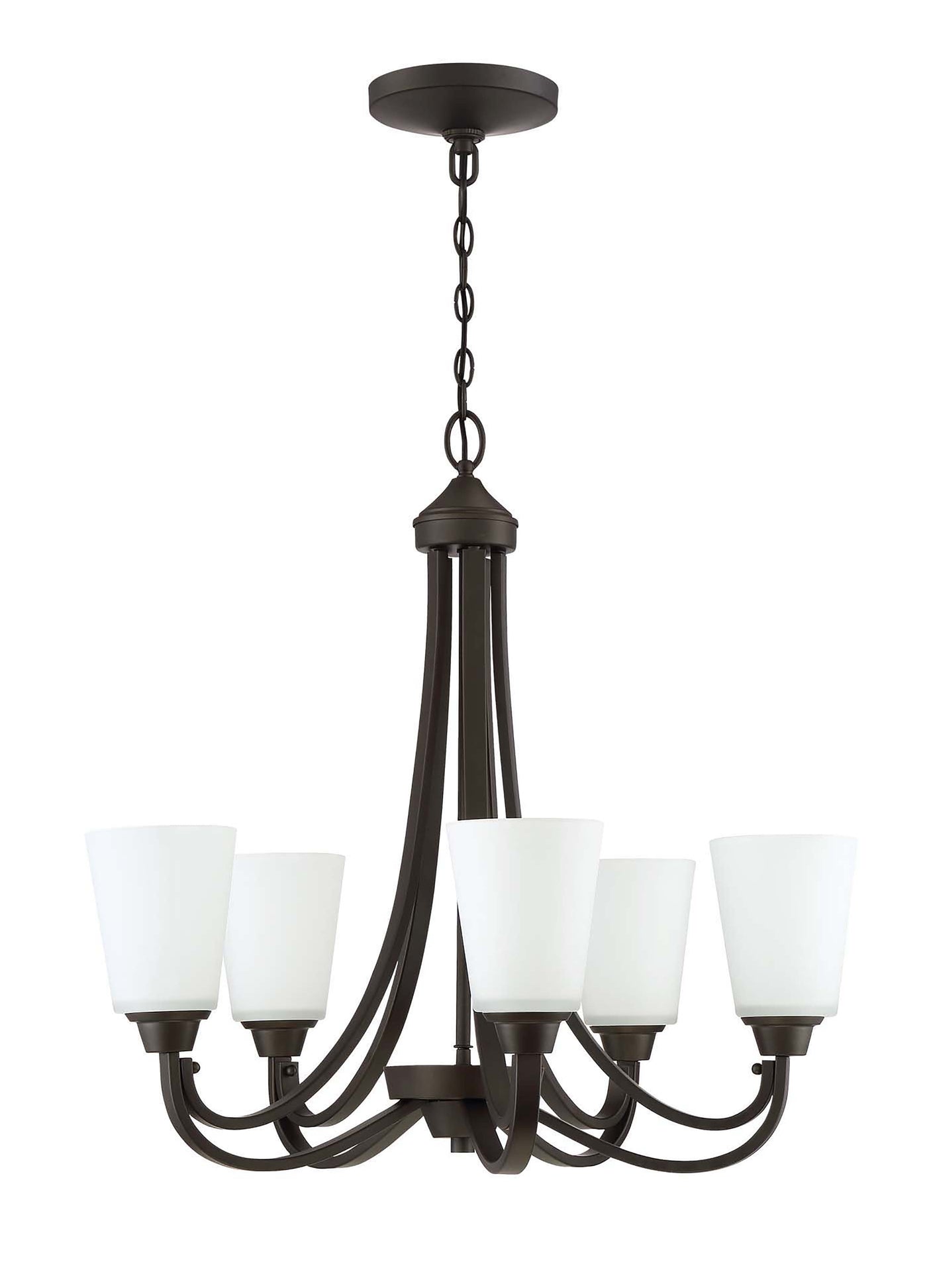 ##Antique Hardware## Grace 5 Light Chandelier in Espresso