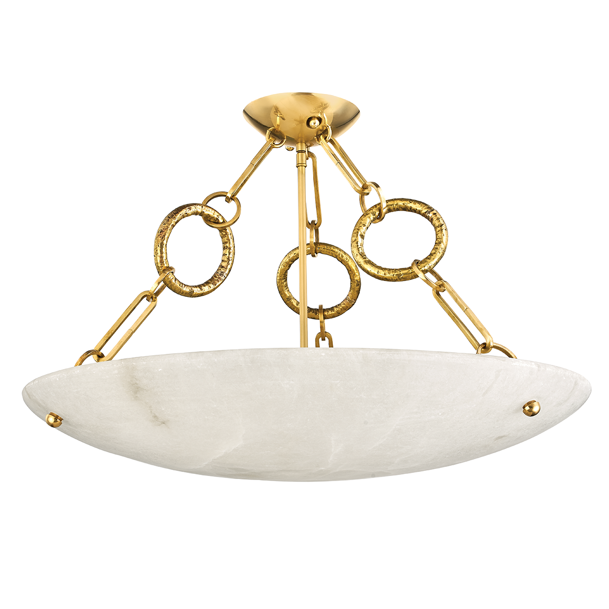 ##Antique Hardware## Yadira Semi Flush