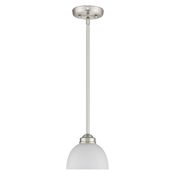 ##Antique Hardware## 1 Light Brushed Nickel Single Pendant