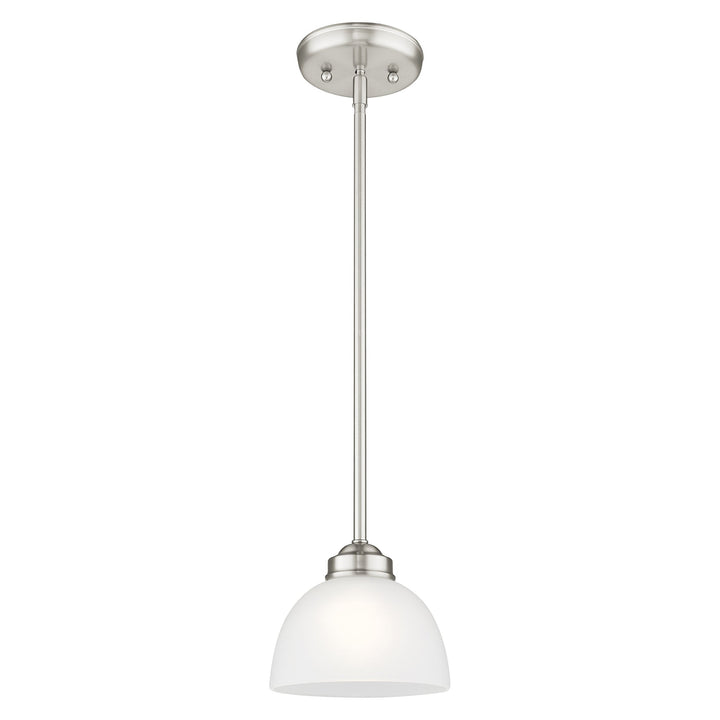 ##Antique Hardware## 1 Light Brushed Nickel Single Pendant