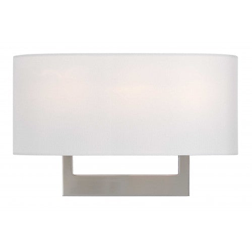 ##Antique Hardware## 3 Light Brushed Nickel ADA Wall Sconce
