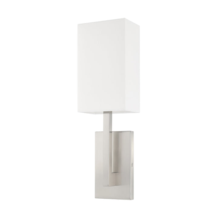 ##Antique Hardware## 1 Light Brushed Nickel ADA Wall Sconce