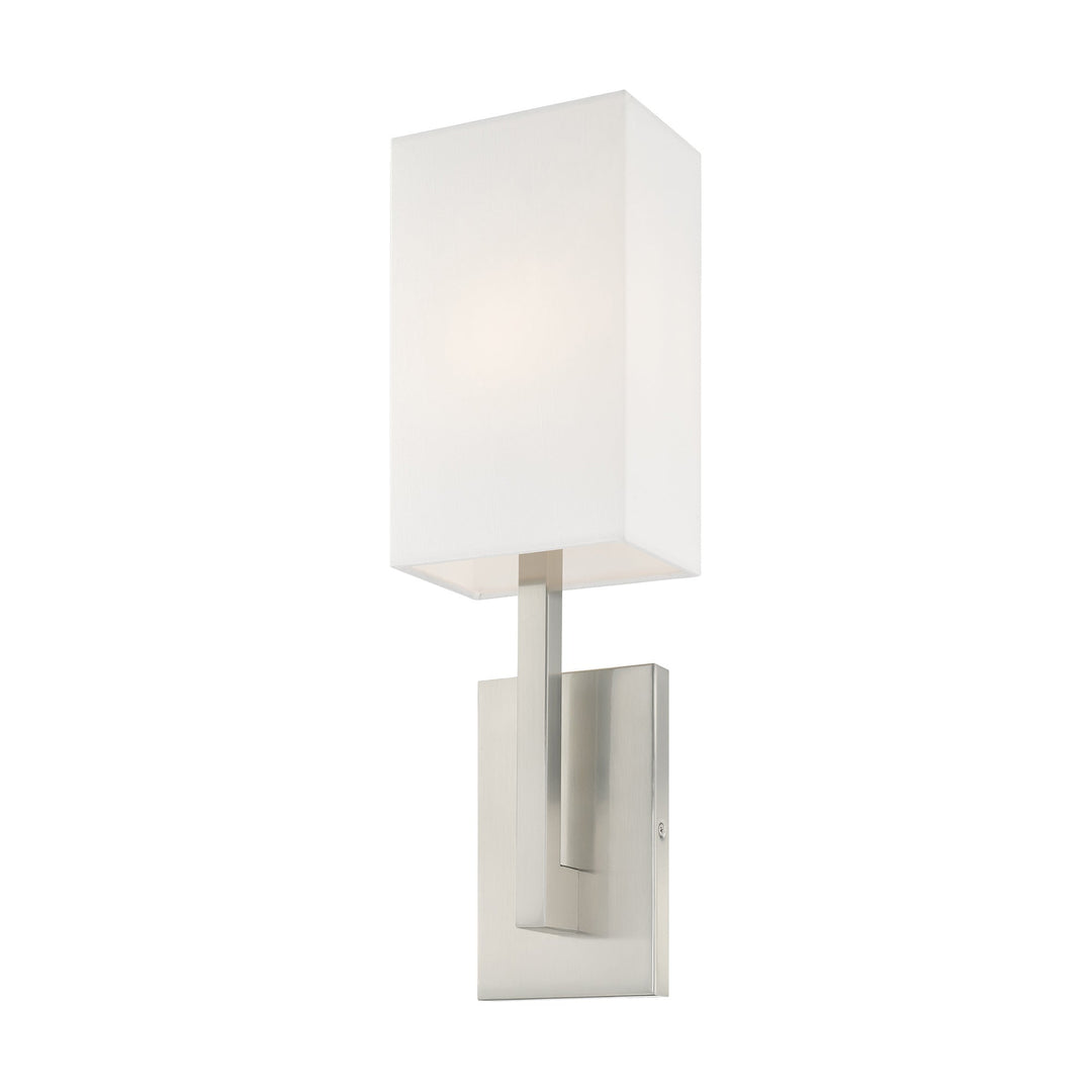 ##Antique Hardware## 1 Light Brushed Nickel ADA Wall Sconce