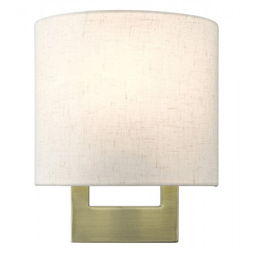 ##Antique Hardware## 1 Light Antique Brass Petite ADA Sconce