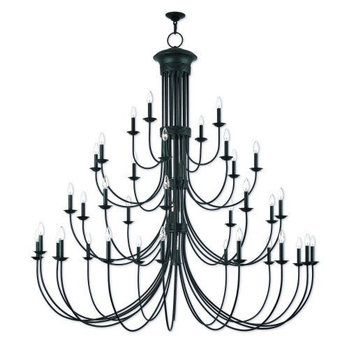 ##Antique Hardware## 38 Light Bronze Grand Foyer Chandelier