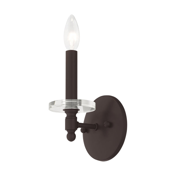 ##Antique Hardware## 1 Light Bronze Wall Sconce