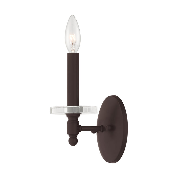 ##Antique Hardware## 1 Light Bronze Wall Sconce